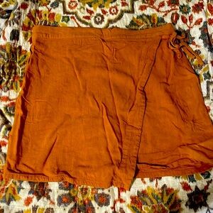 Orange/Brown A New Day skirt size large